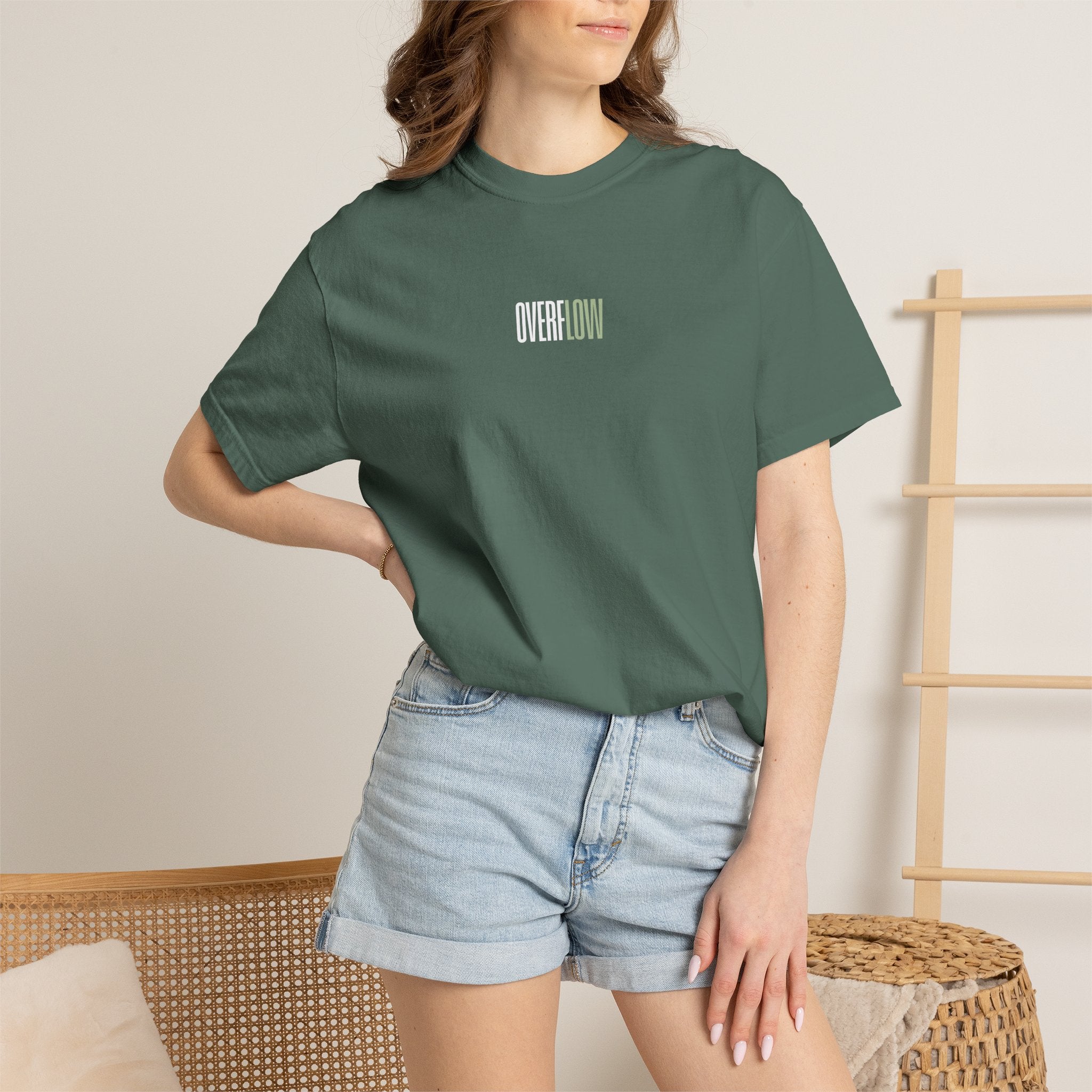 Overflow Low - Green T-shirt